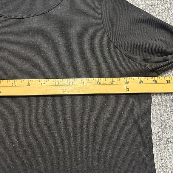 Lisa Rina Collection Womens Light Sweater L Large Black Long Sleeve - Picture 4 of 8